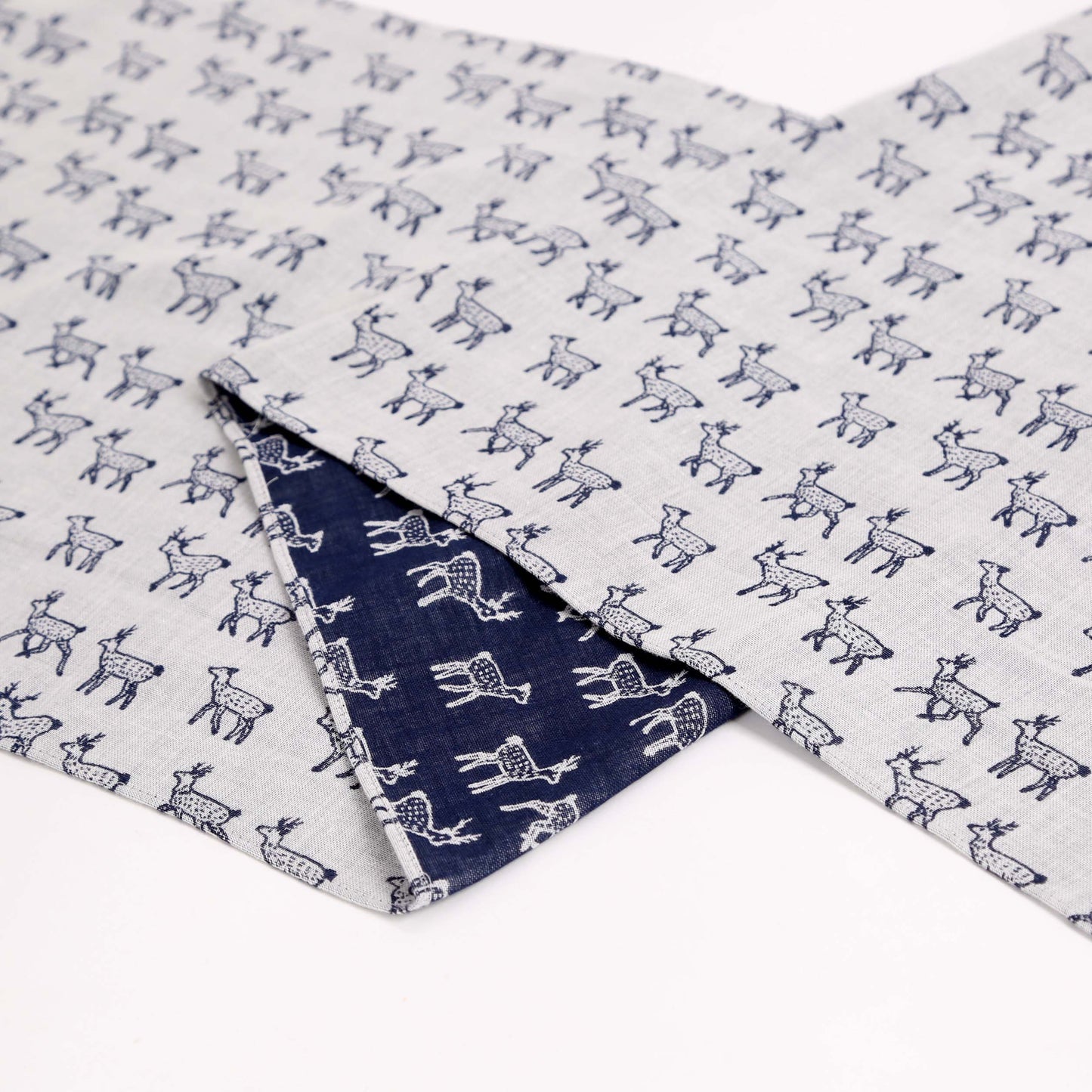 sold out【手ぬぐい】【近日中に次回受注予告】-鹿(シカ)-ダブルガーゼ手ぬぐい- 32cm巾×114cm全長