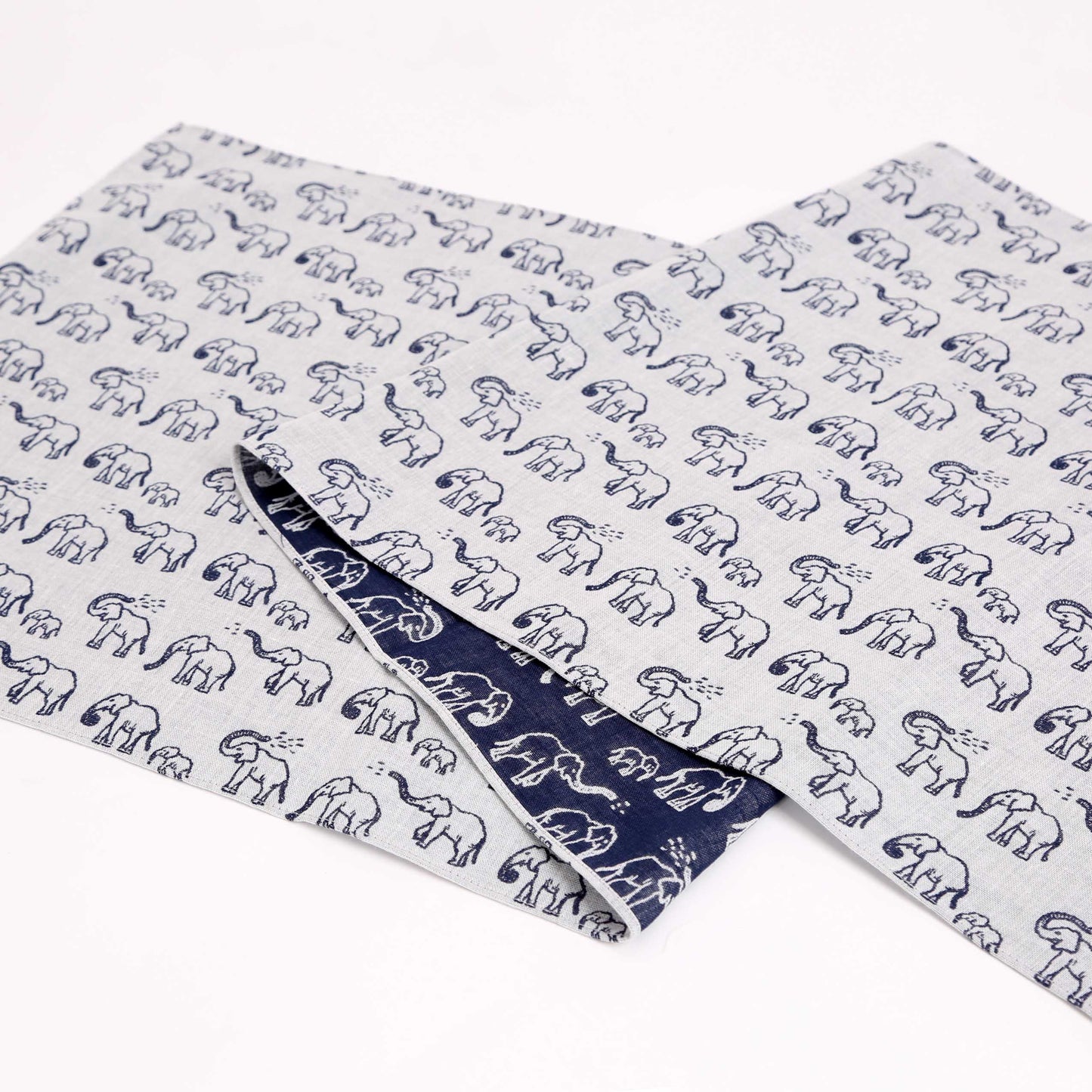sold out【手ぬぐい】【近日中に次回受注予告】-象(ゾウ)-ダブルガーゼ手ぬぐい- 32cm巾×114cm全長