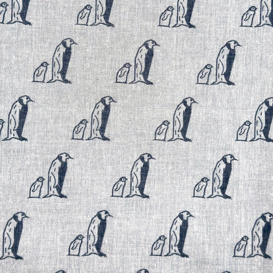 sold out【ハンカチ】【近日中に次回受注予告】-ペンギン-ダブルガーゼハンカチ - 36cm×36cm