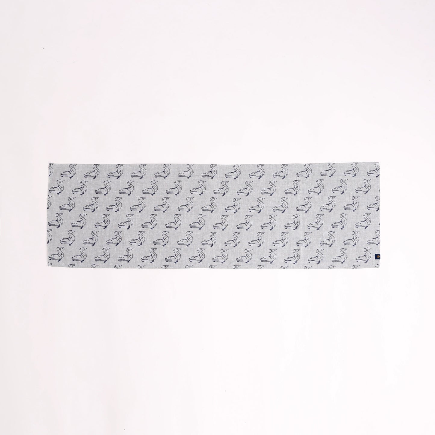 sold out【手ぬぐい】【近日中に次回受注予告】-ワニ-ダブルガーゼ手ぬぐい- 32cm巾×114cm全長