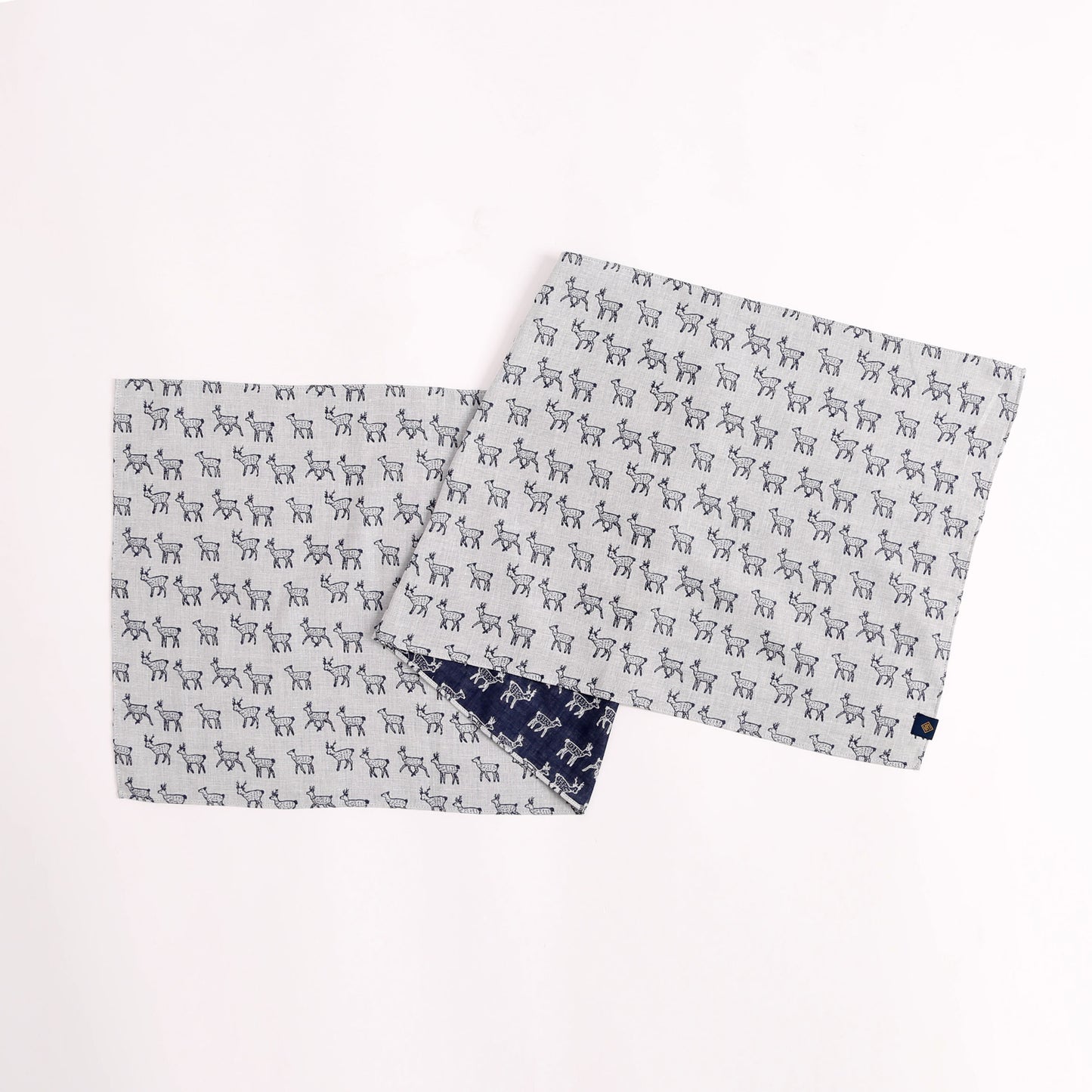 sold out【手ぬぐい】【近日中に次回受注予告】-鹿(シカ)-ダブルガーゼ手ぬぐい- 32cm巾×114cm全長