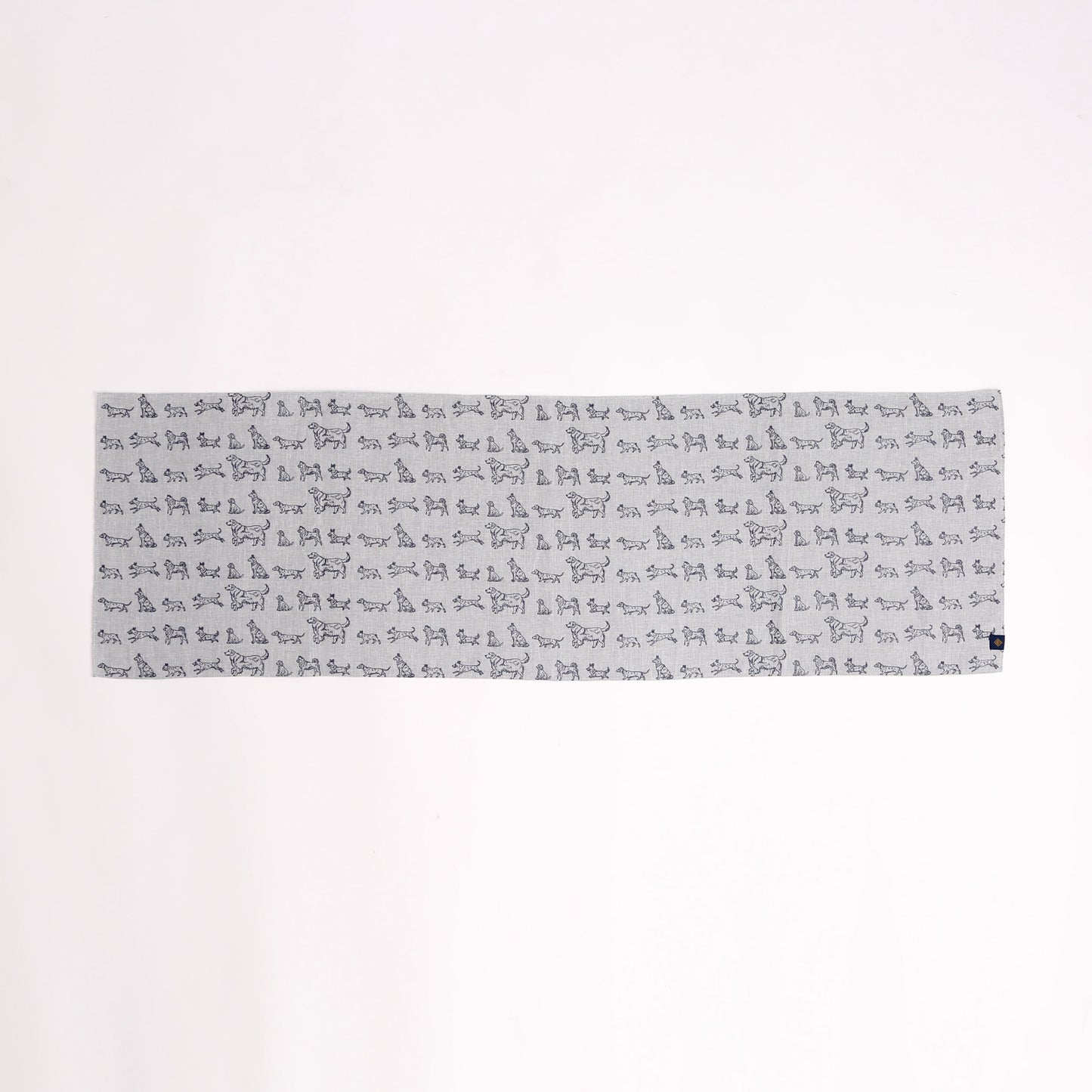 sold out【手ぬぐい】【近日中に次回受注予告】-ダブルガーゼ手ぬぐい-犬(イヌ)- 32cm巾×114cm全長
