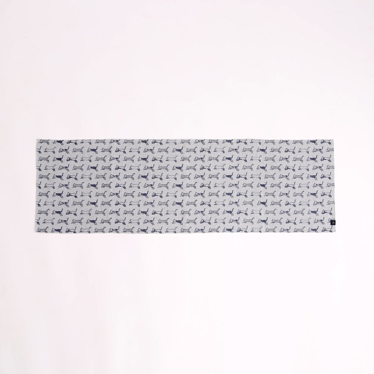 sold out【手ぬぐい】【近日中に次回受注予告】-ダブルガーゼ手ぬぐい-猫(ネコ)- 32cm巾×114cm全長