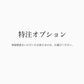 特注オプション