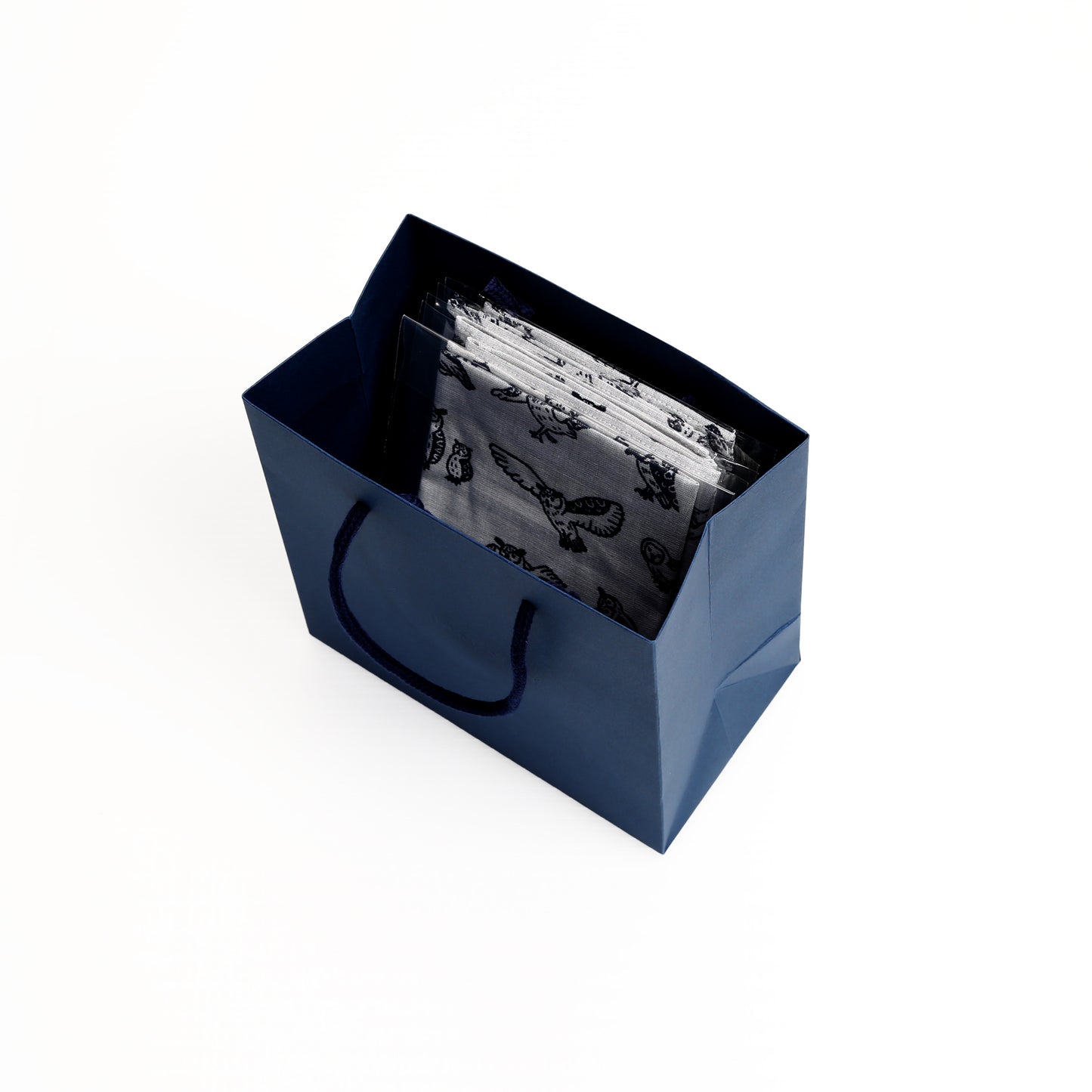 ショップ袋 M（ネクタイ1〜4本／ギフトパッケージ入りハンカチ・手ぬぐい1〜5枚など）