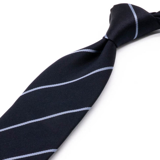 SHST26-31 stripe(ストライプ)　ネイビー×サックス