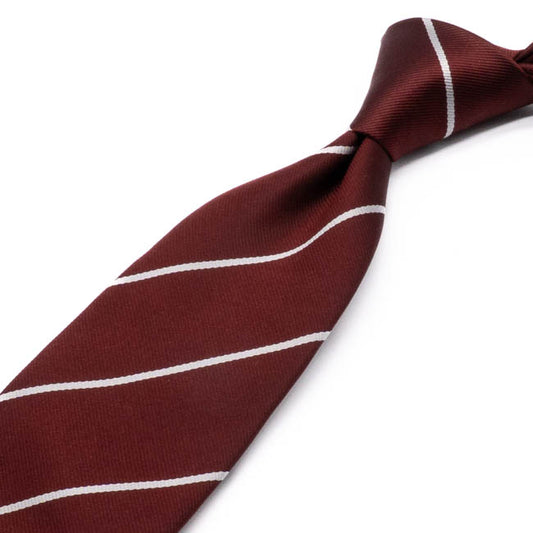 SHST26-33 stripe(ストライプ)　ボルドー×ホワイト