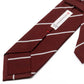 SHST26-33 stripe(ストライプ)　ボルドー×ホワイト