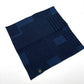 【ハンカチ】｜播州織　ミニハンカチ　ネイビー　22cm×22cm｜